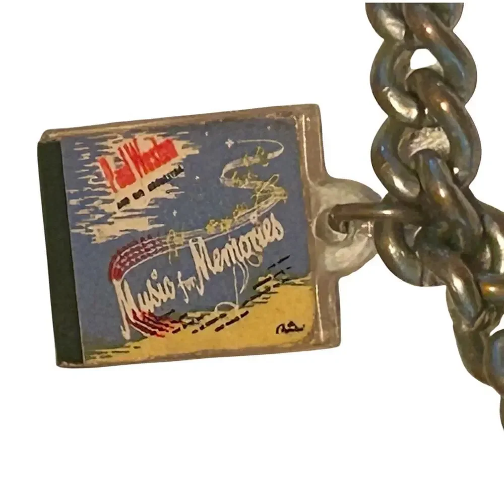 Vintage Capitol Records Miniature Album Cover Charm Bracelet | 1940s